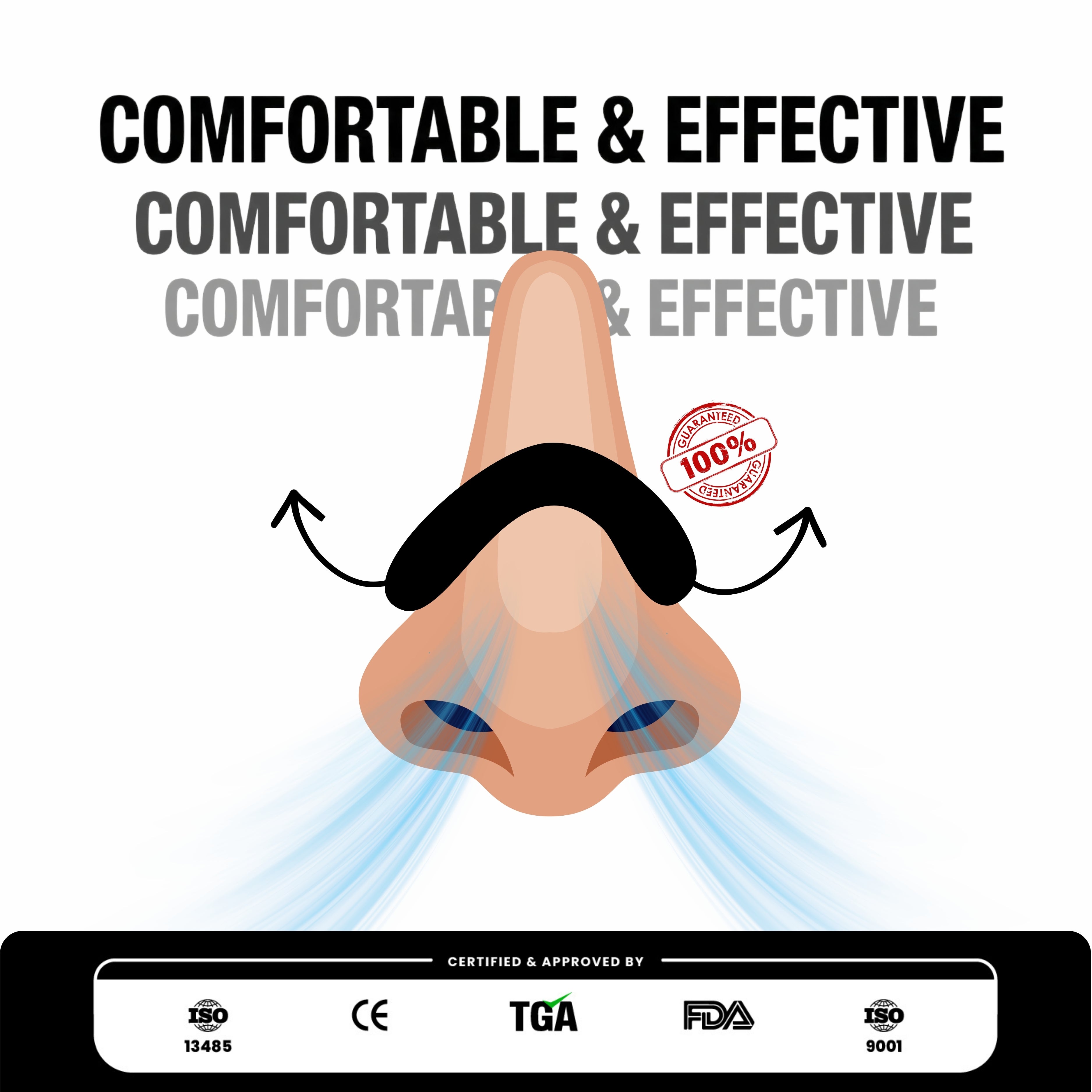 TAPE IT Improved Breathing Nasal Strip