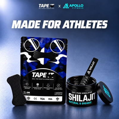 The Power Duo - Shilajit Jar & TAPE IT Nasal Strip